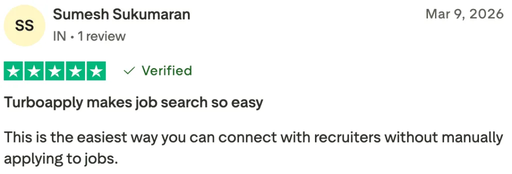 TurboApply AI review — Sumesh